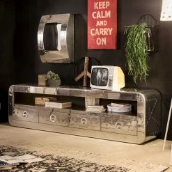 Industry TV Lowboard Pilot Mit Aluminium Verkleidet 13 Industry TV Lowboard Pilot Mit Aluminium Verkleidet -Lana Sales industry tv lowboard mit aluminium verkleidet pilot 05