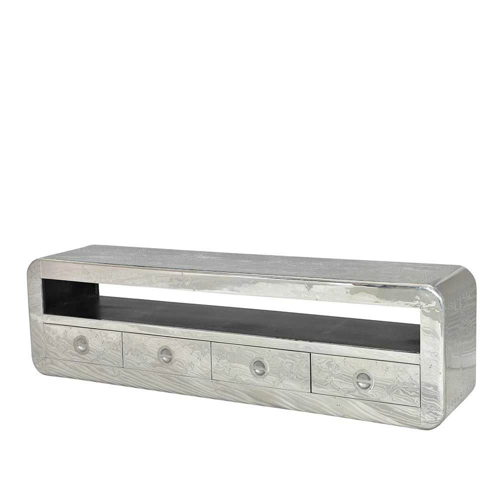 Industry TV Lowboard Pilot Mit Aluminium Verkleidet 3 Industry TV Lowboard Pilot Mit Aluminium Verkleidet