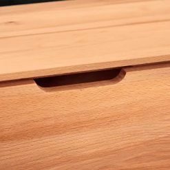 Kernbuche Lowboard Mit Zwei Schubladen - Junola I -Lana Sales kernbuche lowboard mit zwei schubladen drehtuer 90x49x40cm junola i 05