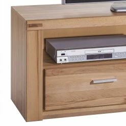 Kernbuche TV Element Mit 138cm Länge - Uhelia -Lana Sales kernbuche tv element mit 138cm laenge 2 faecher 2 schubladen uhelia 02