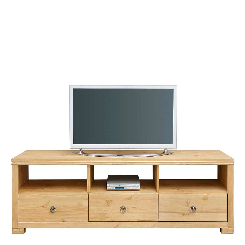 Kiefer TV Lowboard In Natur Geölt - Vinidad 4 Kiefer TV Lowboard In Natur Geölt - Vinidad – Bild 2