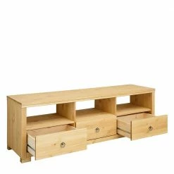 Kiefer TV Lowboard In Natur Geölt - Vinidad 10 Kiefer TV Lowboard In Natur Geölt - Vinidad -Lana Sales kiefer tv lowboard in natur geoelt mit schubladen faechern vinidad 02