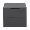 Kleine Tür-Kommode In Dunkelgrau - Nivita -Lana Sales kleine tuer kommode in dunkelgrau 60x62x44 cm nivita f