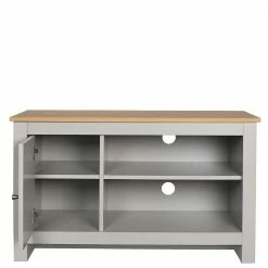 Kleiner TV Unterschrank Mit 95 Cm Breite - Poliesti -Lana Sales kleiner tv unterschrank mit 95 cm breite in grau eichefarben poliesti 03