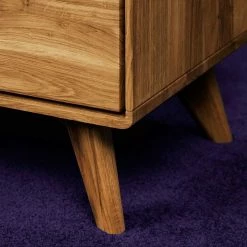 Kleines TV-Board Aus Naturholz - Eavy -Lana Sales kleines tv board aus naturholz wildeiche geoelt 90x33x40 eavy 04