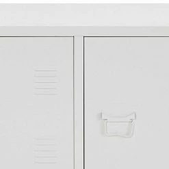 Kommode In Spindoptik Aus Metall - Montpa -Lana Sales kommode in spindoptik aus metall in weiss mit drei tueren montpa 04