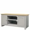 Landhaus Fernseher Unterschrank In Grau & Eiche - Poliesti -Lana Sales landhaus fernseher unterschrank in grau eiche 120x58x39cm poliesti f
