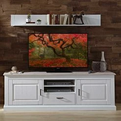 Landhaus Lowboard Rozasa In Weiß -Lana Sales landhaus lowboard weiss 200 cm breit rozasa 02