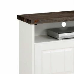 Landhaus TV Board In Weiß & Grau - Ayrinu -Lana Sales landhaus tv board in weiss grau aus kiefer massivholz ayrinu 04