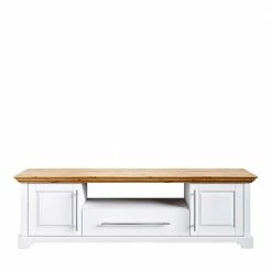 Landhaus TV Board In Weiß & Honig - Eyzaco 10 Landhaus TV Board In Weiß & Honig - Eyzaco -Lana Sales landhaus tv board in weiss honig aus kiefer massivholz eyzaco 02