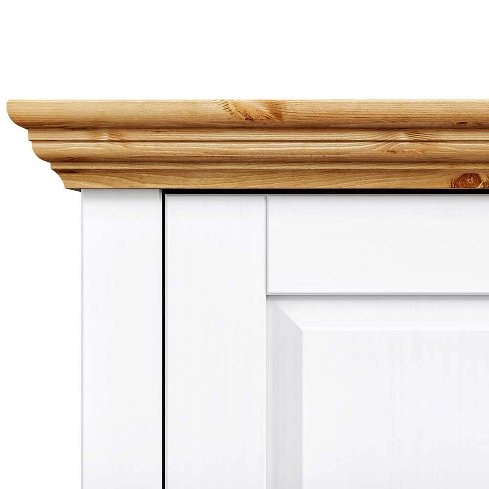 Landhaus TV Board In Weiß & Honig - Eyzaco 7 Landhaus TV Board In Weiß & Honig - Eyzaco – Bild 5