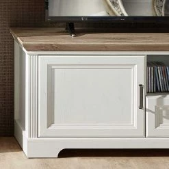 Landhaus TV Board Mit Tür & Schublade - Sinolita I 10 Landhaus TV Board Mit Tür & Schublade - Sinolita I -Lana Sales landhaus tv board mit tuer schublade fach zweifarbig sinolita i 03