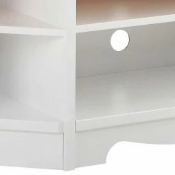 Landhaus TV Schrank Als Ecklösung - Ribeiro -Lana Sales landhaus tv schrank als eckloesung in weiss honig kiefer ribeiro 03