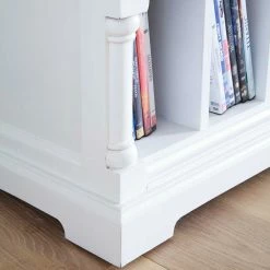 Landhaus TV Unterschrank In Weiß Riadura Mit Medien Regal -Lana Sales landhaus tv unterschrank in weiss mit medien regal riadura 03