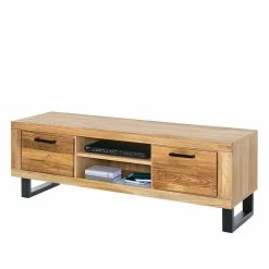 Loft TV Unterschrank In Eiche Teilmassiv - Arello