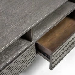 Lowboard Für Fernseher In Grau - Ezaja -Lana Sales lowboard fuer fernseher in grau im industry und loft stil ezaja 03