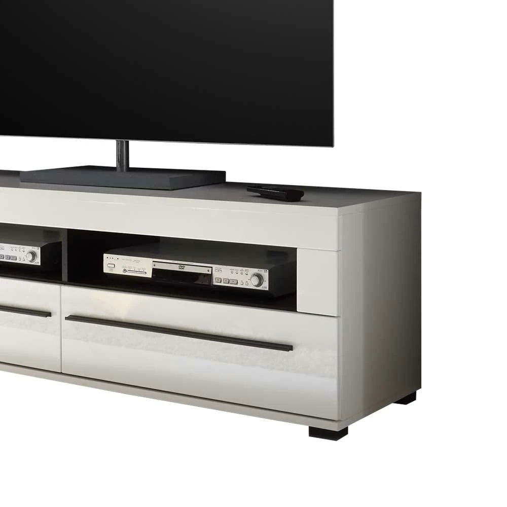 Lowboard Jetongos in Weiß Hochglanz Lowboard Jetongos In Weiß Hochglanz -Lana Sales lowboard weiss hochglanz 140 cm jetongos 04