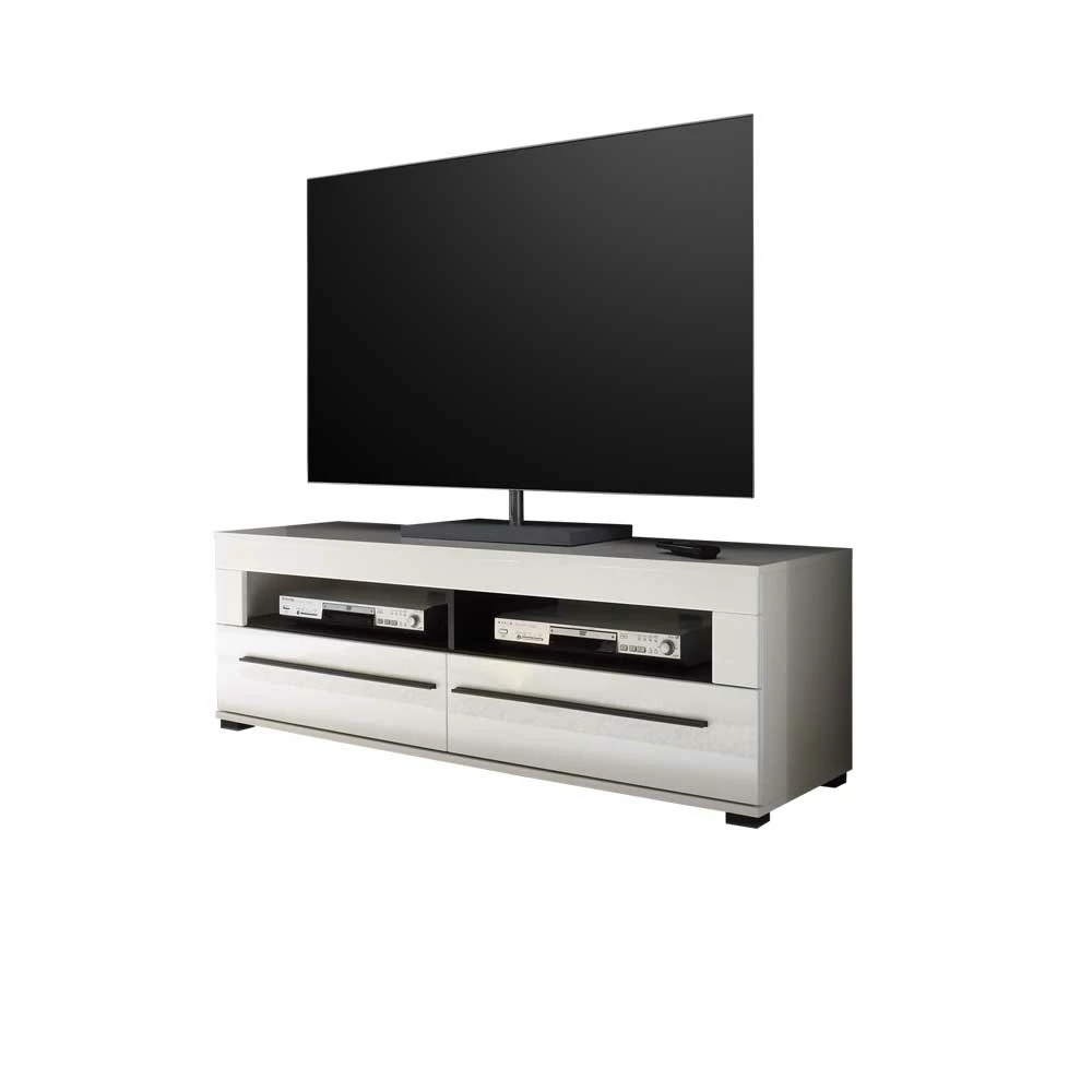 Lowboard Jetongos in Weiß Hochglanz Lowboard Jetongos In Weiß Hochglanz -Lana Sales lowboard weiss hochglanz 140 cm jetongos f