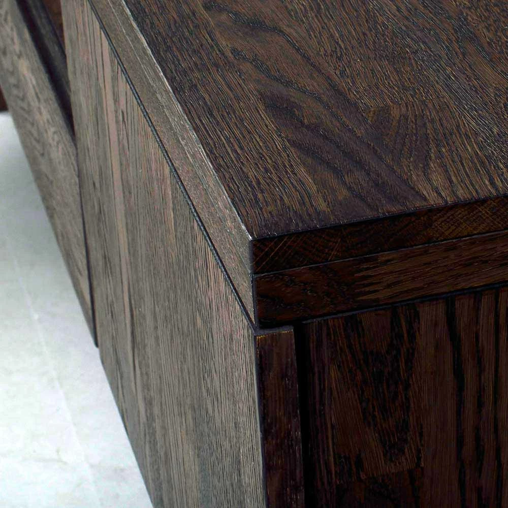 Markantes Retro TV Board Aus Eiche Dunkel - Vedraza 6 Markantes Retro TV Board Aus Eiche Dunkel - Vedraza – Bild 4