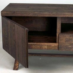 Markantes Retro TV Board Aus Eiche Dunkel - Vedraza 13 Markantes Retro TV Board Aus Eiche Dunkel - Vedraza -Lana Sales markantes retro tv board aus eiche dunkel 160 cm breit vedraza 05