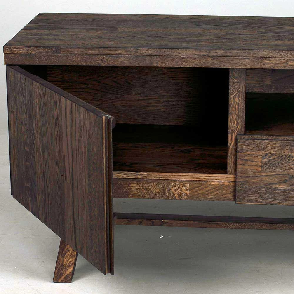 Markantes Retro TV Board Aus Eiche Dunkel - Vedraza 8 Markantes Retro TV Board Aus Eiche Dunkel - Vedraza – Bild 6