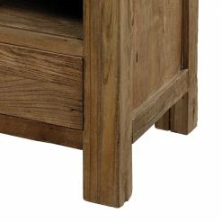 Massiv Lowboard Pilica Aus Teak Altholz -Lana Sales massiv lowboard teak altholz schubladen pilica 02