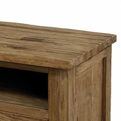 Massiv Lowboard Pilica Aus Teak Altholz -Lana Sales massiv lowboard teak altholz schubladen pilica 03