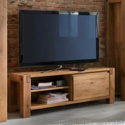 Massives Eichenholz TV Board 139 Cm Breit - Tailuv 7 Massives Eichenholz TV Board 139 Cm Breit - Tailuv -Lana Sales massives eichenholz tv board 139 cm breit modernes landhaus tailuv 01