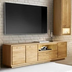 Massives TV Board Aus Wildeiche - Vochalov 8 Massives TV Board Aus Wildeiche - Vochalov -Lana Sales massives tv board aus wildeiche mit 205 cm breite vochalov 01