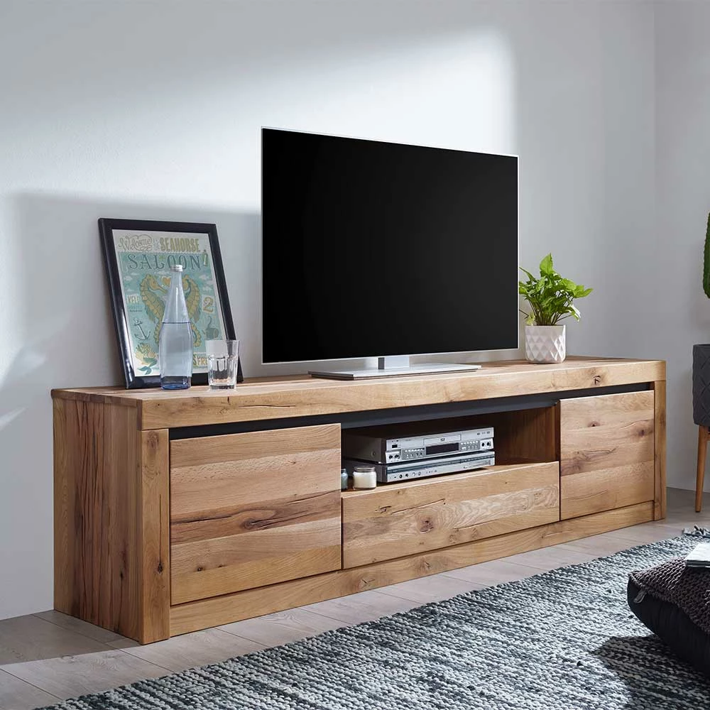 Massives TV Lowboard 202 Cm Breit - Nescavan 3 Massives TV Lowboard 202 Cm Breit - Nescavan – Bild 2