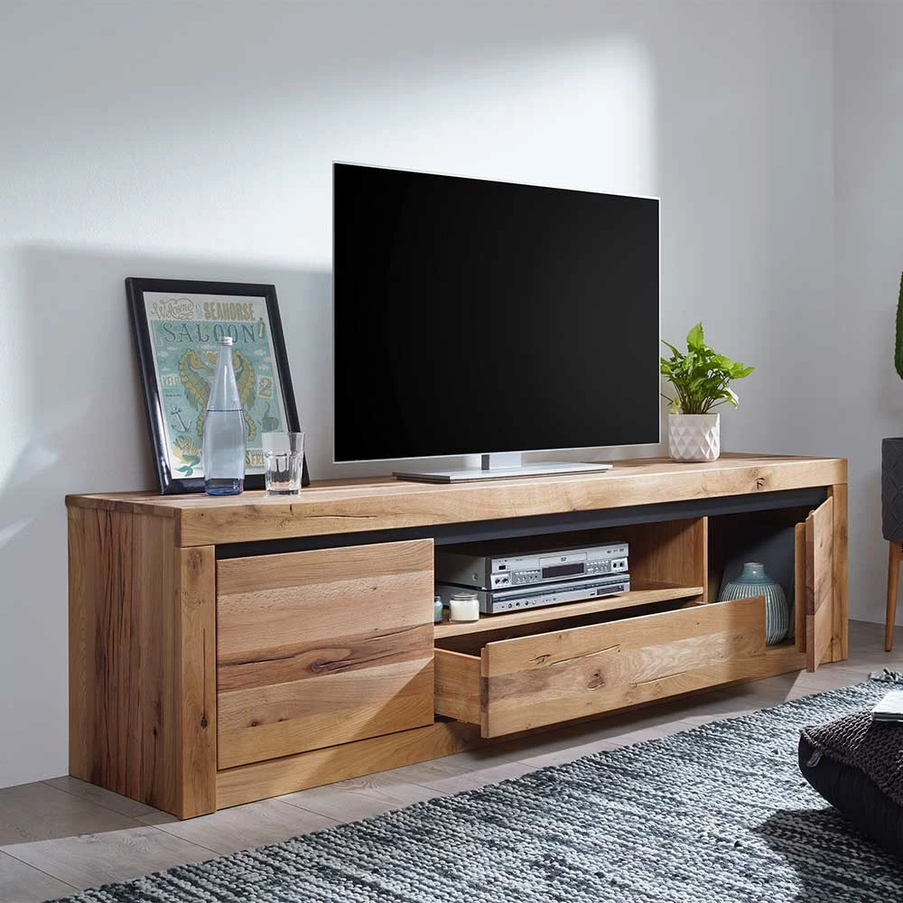 Massives TV Lowboard 202 Cm Breit - Nescavan 4 Massives TV Lowboard 202 Cm Breit - Nescavan – Bild 3