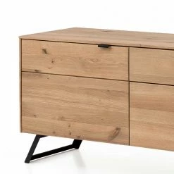 Massives TV Lowboard Aus Wildeiche Bianco - Vardriva -Lana Sales massives tv lowboard aus wildeiche bianco metall in schwarz vardriva 02