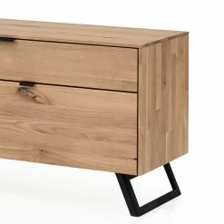 Massives TV Lowboard Aus Wildeiche Bianco - Vardriva -Lana Sales massives tv lowboard aus wildeiche bianco metall in schwarz vardriva 03