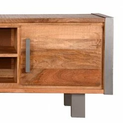 Massives TV Lowboard Mit 160 Cm Breite - Suvernos -Lana Sales massives tv lowboard mit 160 cm breite aus massivholz metall suvernos 05