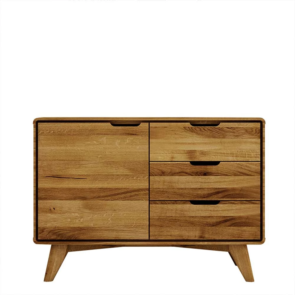 Massivholz Kombi-Kommode In Natur Geölt - Eavy I 3 Massivholz Kombi-Kommode In Natur Geölt - Eavy I