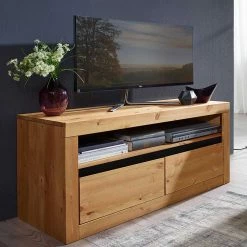 Massivholz TV Element Mit 111 Cm Breite - Filedria -Lana Sales massivholz tv element mit 111 cm breite aus kiefer in eichefarben filedria 01