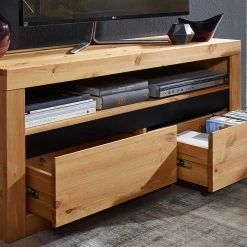 Massivholz TV Element Mit 111 Cm Breite - Filedria -Lana Sales massivholz tv element mit 111 cm breite aus kiefer in eichefarben filedria 03