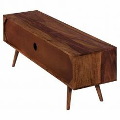 Massivholz TV Schrank Cospic Im Mid Century Stil 11 Massivholz TV Schrank Cospic Im Mid Century Stil -Lana Sales massivholz tv schrank mid century stil zwei schrankfaecher cospic 03