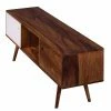 Massivholz TV Schrank Cospic Im Mid Century Stil -Lana Sales massivholz tv schrank mid century stil zwei schrankfaecher cospic f