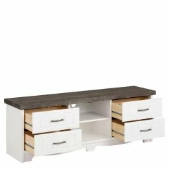 Modern Country TV Board Aus Kiefer - Ayrinu -Lana Sales modern country tv board aus kiefer in weiss grau ayrinu 03