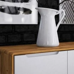 Moderne 2-türige Kommode In Weiß & Wildeiche - Diesta 10 Moderne 2-türige Kommode In Weiß & Wildeiche - Diesta -Lana Sales moderne 2 tuerige kommode in weiss wildeiche aus mdf massivholz diesta 02