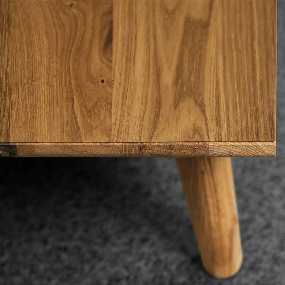 Moderne 2-türige Kommode In Weiß & Wildeiche - Diesta 8 Moderne 2-türige Kommode In Weiß & Wildeiche - Diesta – Bild 6