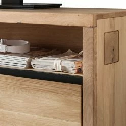 Moderner TV Unterschrank Aus Wildeiche - Embleys -Lana Sales moderner tv unterschrank aus wildeiche mit einer schublade fach embleys 03