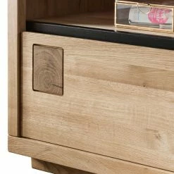 Moderner TV Unterschrank Aus Wildeiche - Embleys -Lana Sales moderner tv unterschrank aus wildeiche mit einer schublade fach embleys 05