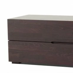 Niedrige Kommode In Wengefarben Adaja Aus Massiver Buche -Lana Sales niedrige kommode in wengefarben aus massiver buche adaja 02