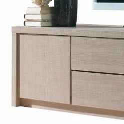 Niedriger TV Schrank Cranessa Mit Zwei Schubladen -Lana Sales niedriger tv schrank zwei schubladen dekor sonoma eiche cranessa 03