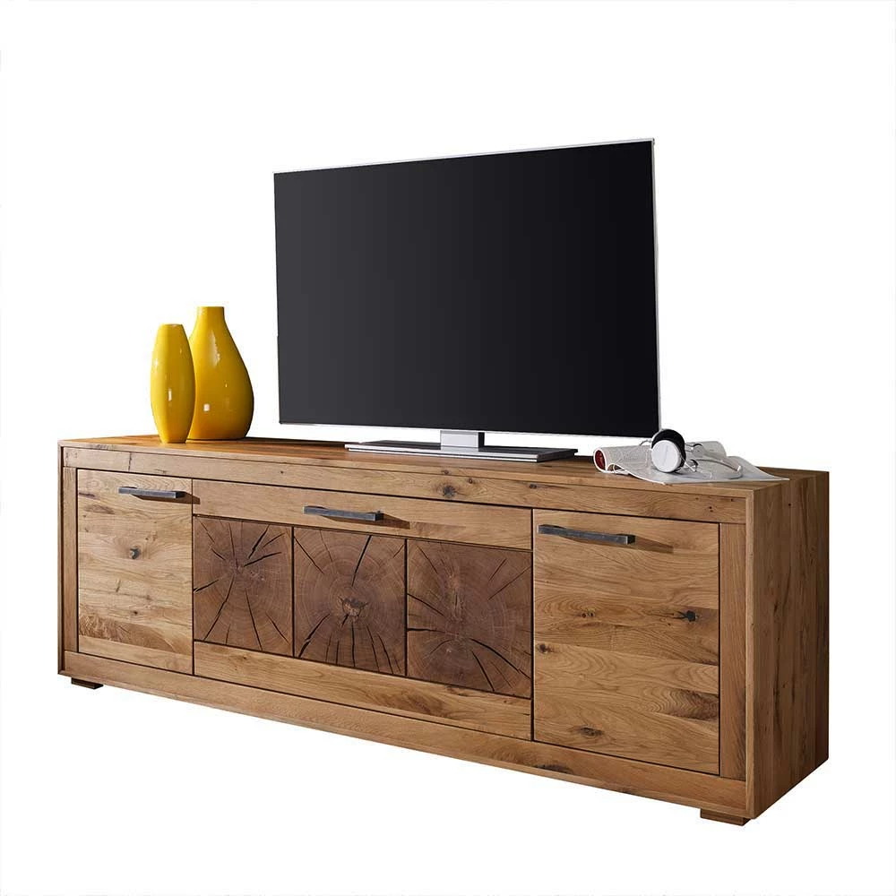 Niedriges Sideboard Troncon aus Wildeiche Massivholz Niedriges Sideboard Troncon Aus Wildeiche Massivholz -Lana Sales niedriges sideboard aus wildeiche massivholz fuer tv troncon f