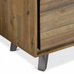 Niedriges TV Sideboard Teilmassiv - Cevesta 12 Niedriges TV Sideboard Teilmassiv - Cevesta -Lana Sales niedriges tv sideboard teilmassiv aus akazie in braun grau cevesta 04