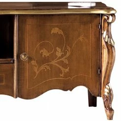 Oppulentes TV Board Im Italienischen Stil - Carlenna -Lana Sales oppulentes tv board im italienischen stil in nussbaum gold carlenna 02