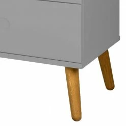 Retro Schrank Für Fernseher Revanio In Grau & Eiche Furnier -Lana Sales retro schrank fuer fernseher in grau eiche furnier revanio 04